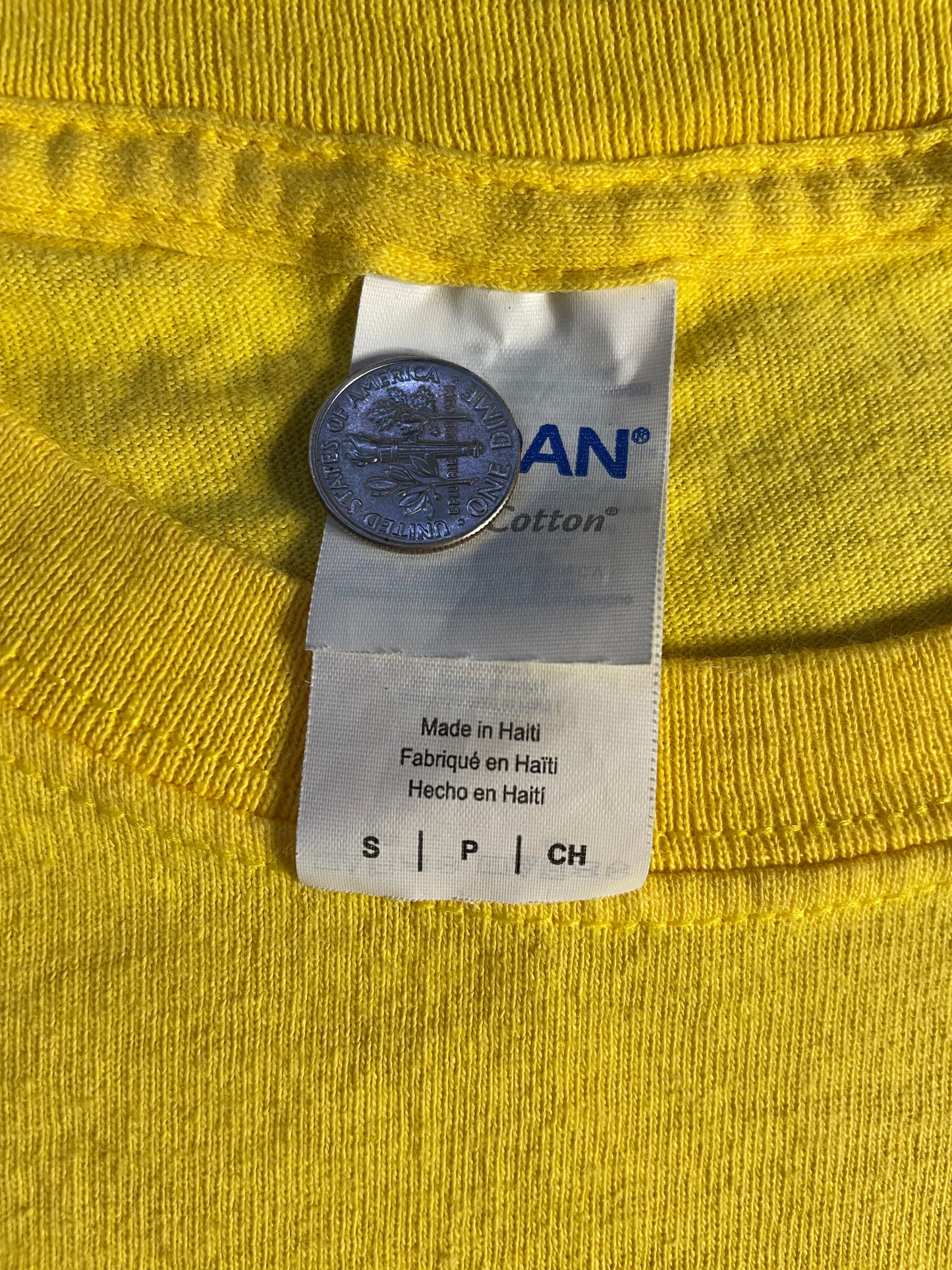 Lowes OG Workers Tee Yellow Embroider