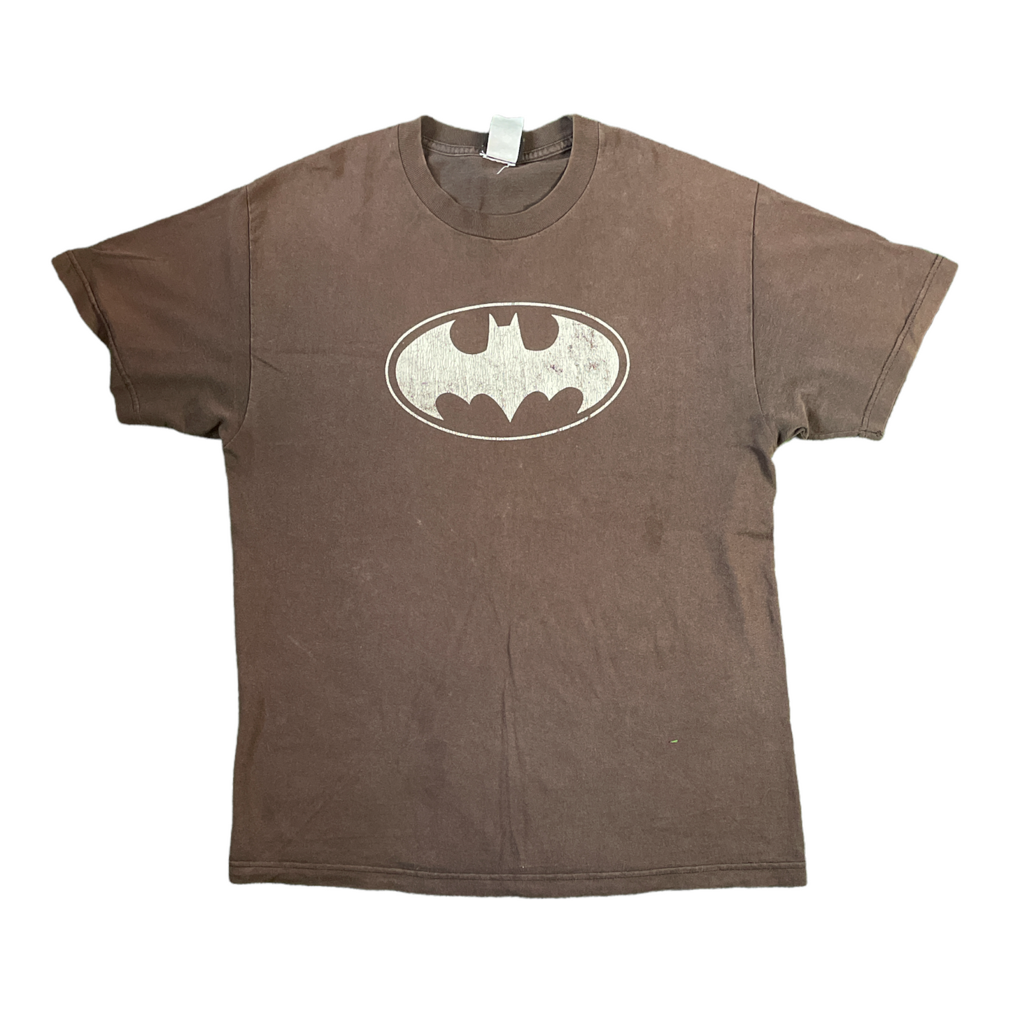 90s Batman Logo Print Brown XL