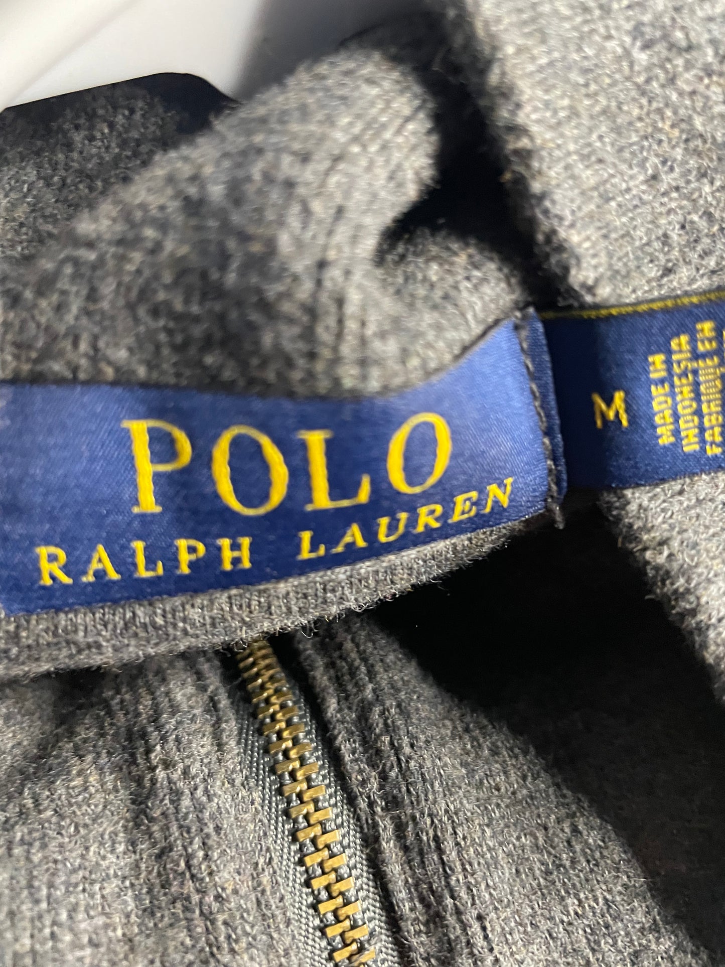Ralph Lauren Quarter Zip Purple Embroidery