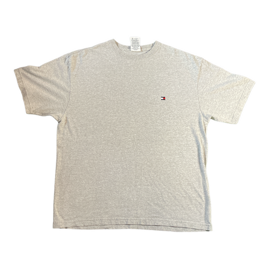 90s Hilfiger Gray Tee Shirt L