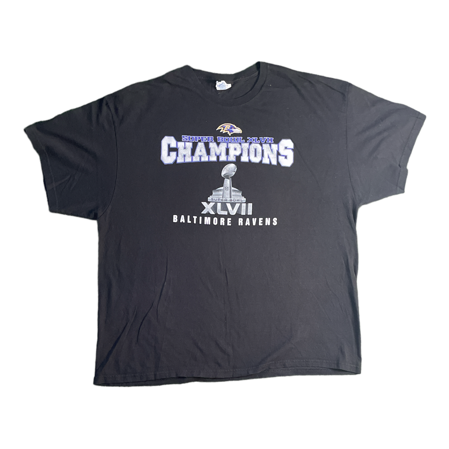 Ravens Super Bowl XLVII Champions Delta 2XL